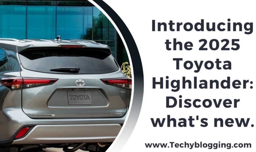 Introducing the 2025 Toyota Highlander: Discover what’s new.