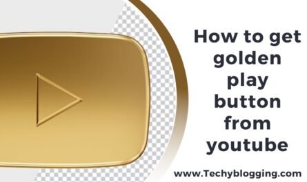 How to get golden play button from YouTube